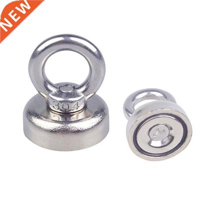 N52 Neodymium Magnet with Circular Eyebolt Rings 25x30mm For