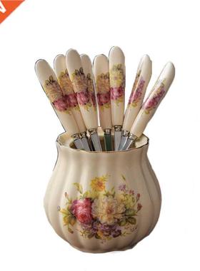 European Style Fruit Fork Set Creative Cute Pastry Fork