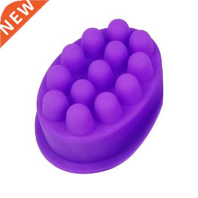 3D Handmade Silicone Soap Mold Massage Therapy Bar Making