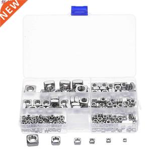 MXSN5 260Pcs M/M4/M5/M6/M8/M10 260Pcs Square Nut 04 Stain