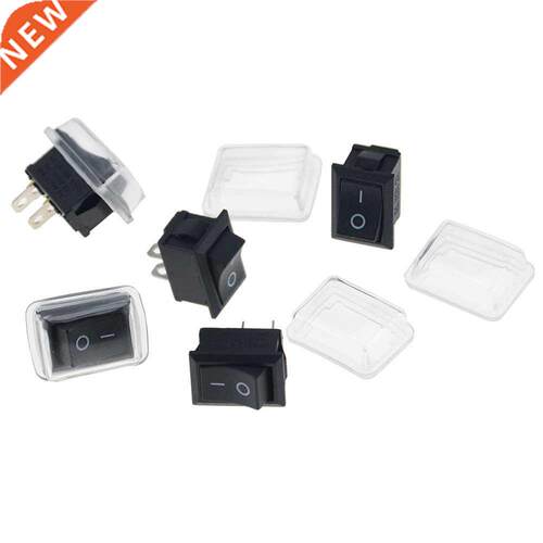 5PCS Blck Push Button Mini Switch 6-10 110V 250V 2Pin Sn