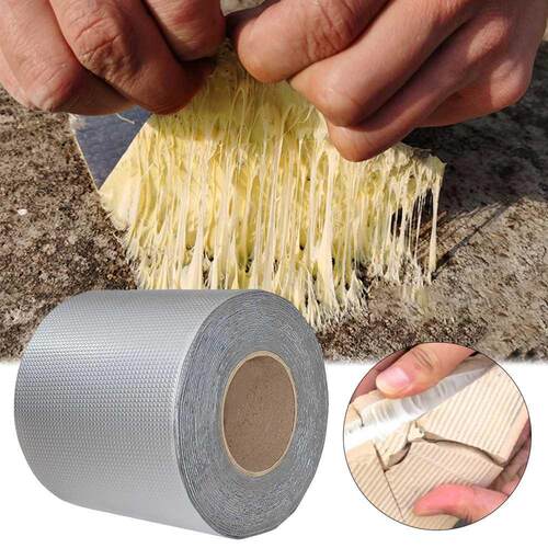 Aluminum Foil Self Adhesive Thicken Butyl Tape Waterproof D