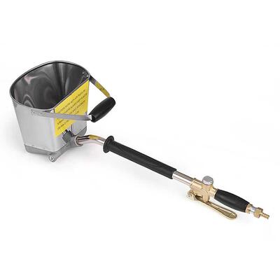 Professional Wall Mortar Sprayer Gun Stucco Shovel Hopper