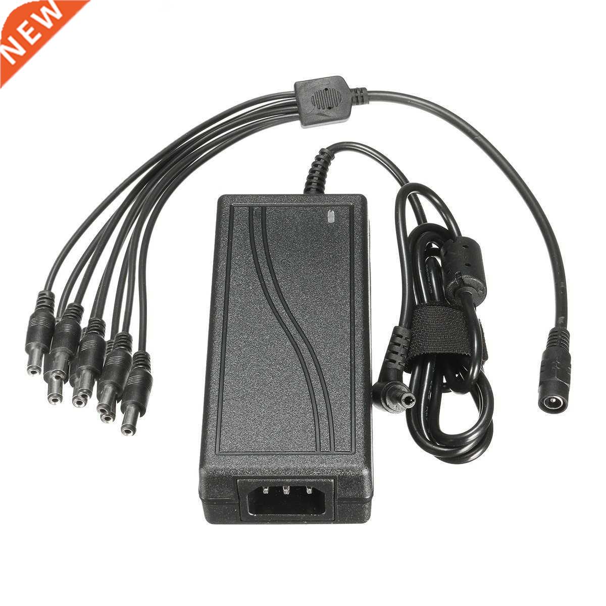 DC 12V 5A Monitor Power Adapter Power Supply + 8 Way Power S