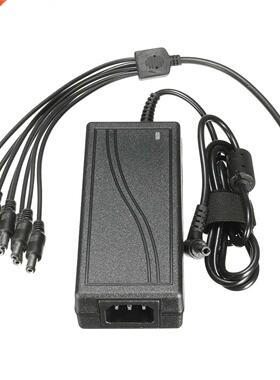 DC 12V 5A Monitor Power Adapter Power Supply + 8 Way Power S