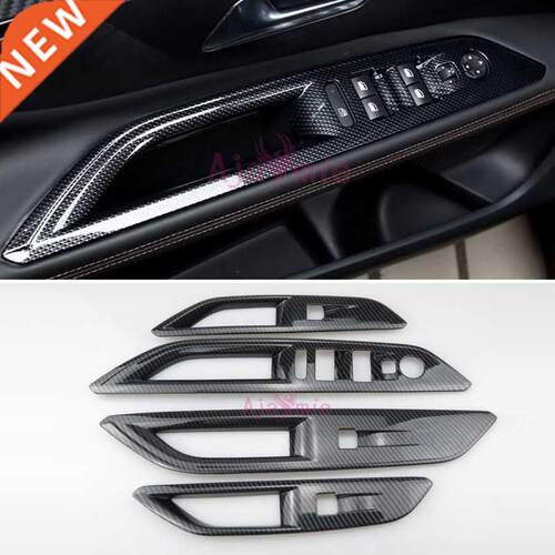 Accessories Peugeot 5008 3008 2017 2018 Interior Carbon Fib