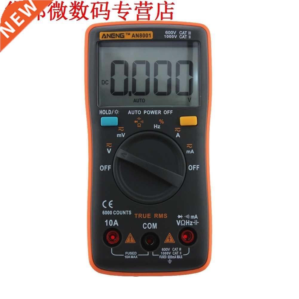 6000 Telt Backlight AC/DC Amperemeter Voltmeter Ohm Meter me