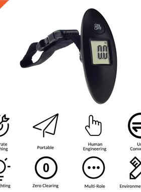 1Pc 40kg/100g LCD Digital Electronic Luggage Scale Portable
