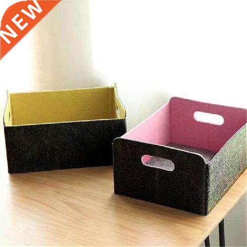 1Pc High-quality Storage Box Made Of Felt Storage Box Shelf