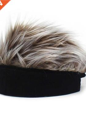 Men's Benie Wig Ht Fun Short Hir Solid Color Cotton Cps