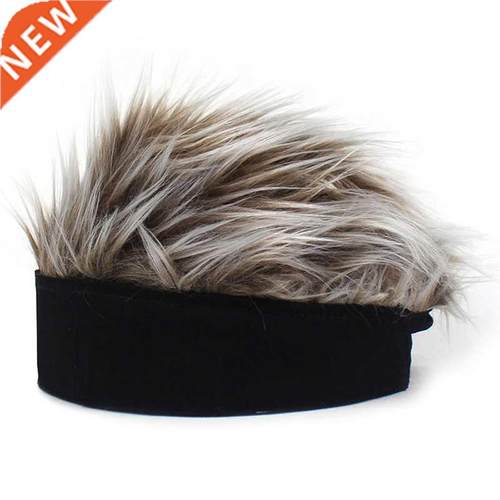 Men's Benie Wig Ht Fun Short Hir Solid Color Cotton Cps