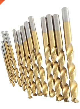 13pcs/set HSS Plating Titanium Twist Drill Bit Metric System