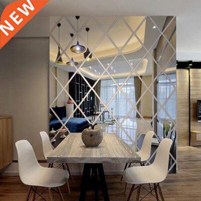 D Mirrors Diamond Wall Stickers Decal Wall Art Removable