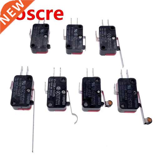 10pcs Mini limit switch pins travel switch roller arc lever
