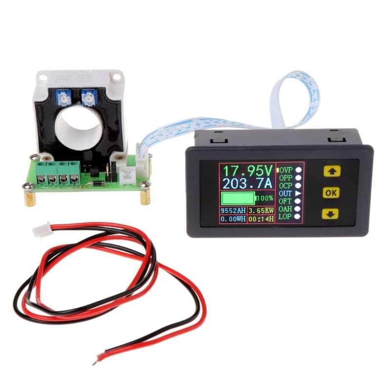 Digital Multimeter DC 0-90V 0-100A Voltmeter Ammeter Power M