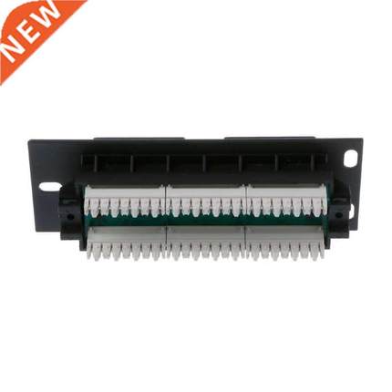 6 Port CAT5 CAT5E Patch Panel RJ45 Networking Wall Mount Rac
