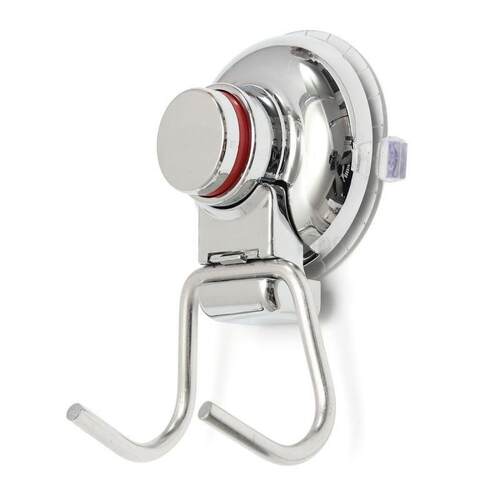 Bathroom Kitchen Stainless Steel Double Hook Strong Vacuum S