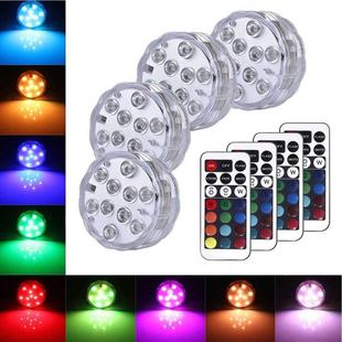 10leds RGB Submersible Light Underwater LED Night Light Swim