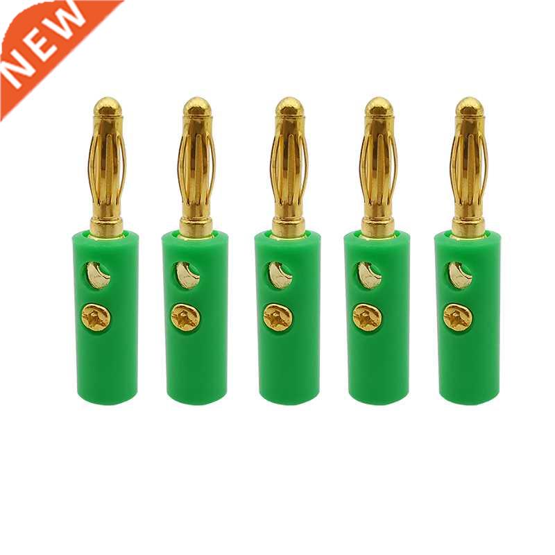 Green 4mm Banana Plug Connector 4mm Audio Speaker Wire Cable