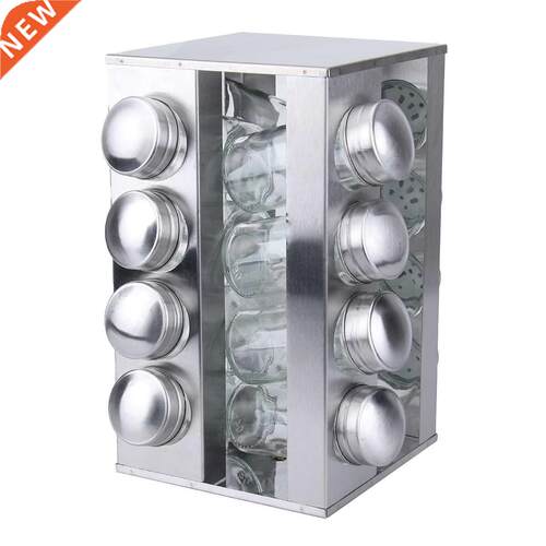 Kitchen Seasoning Storage Rack Cruet Herb Spice Rack Shaker