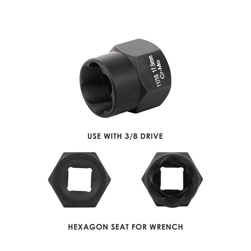 13-Piece Impact Bolt Nut Remover Set, Nut Extractor Socket,