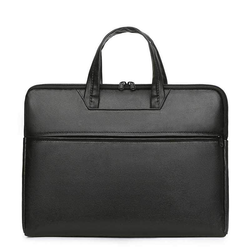 Briefcase pu leather Men Handbag Shoulder bag Laptop Oce