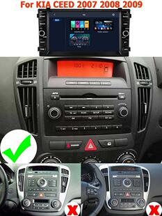 DSP Audio 7'' Android 12 Autoradio Car 2 Din Stereo For KIA