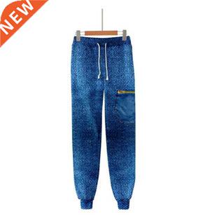 Hip Hop Rapper Oliver e Sweat Pants 3D Joggers Pants Trouser