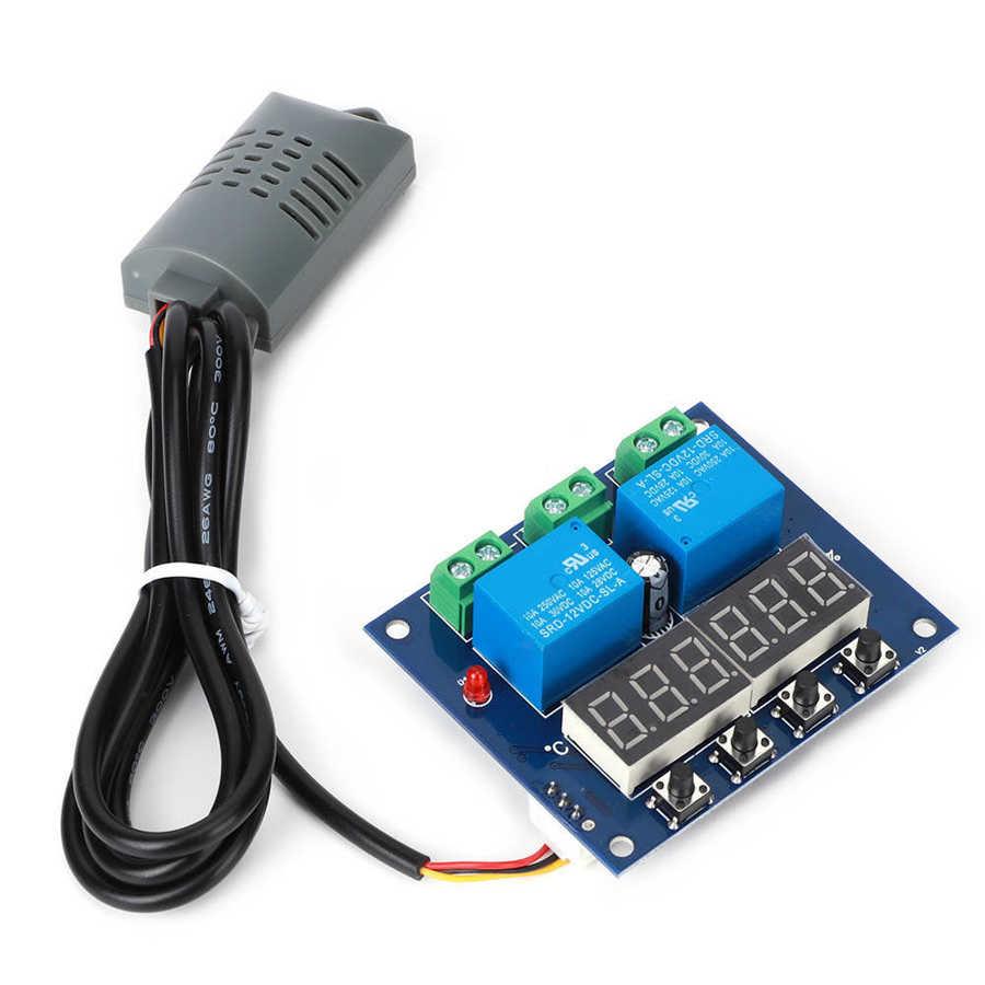 Temperature Controller Module XH-M452 DC 12V Dual Output Aut