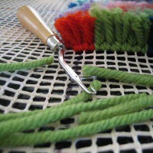 100x150cm Blank Rug Hooking Mesh Canvas Latch Hook Rug Makin