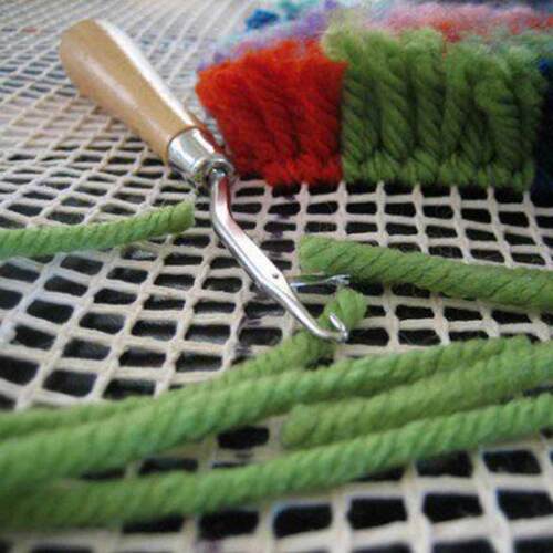 100x150cm Blank Rug Hooking Mesh Canvas Latch Hook Rug Makin