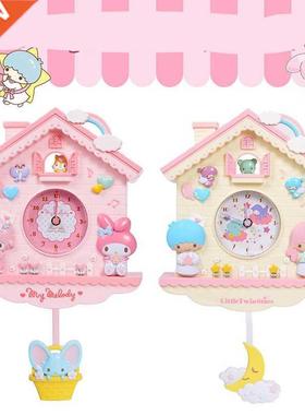 12 Inches Cartoon Large Wall Clocks Nixie Swing Silent Big C