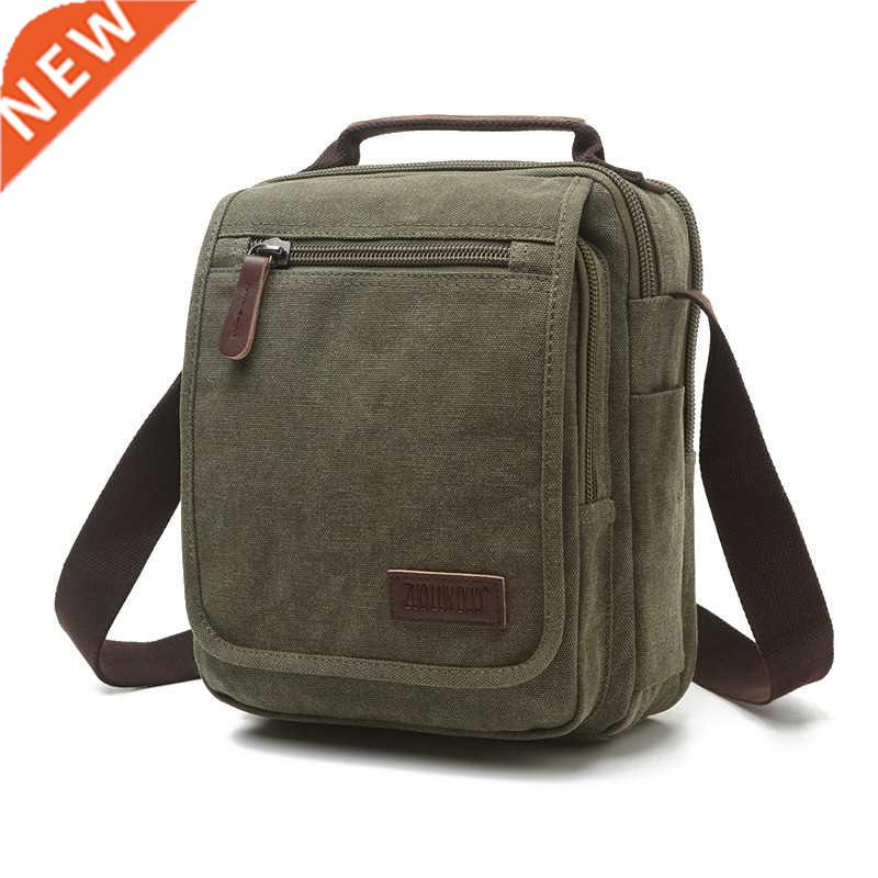 Z.L.D. New Vertical School Bag High Messenger Bag Military