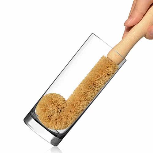 Kitchen Cleaning Brush Natural Coir Brush Hemp Fiber