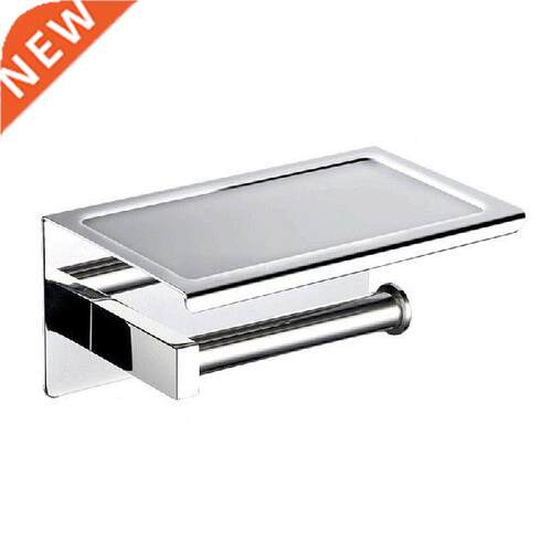 Bathroom Stainless Steel Adhesive Toilet Paper Roll Holder