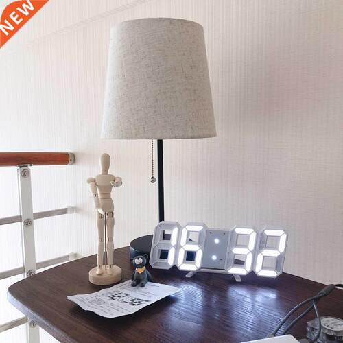 Desktop Clocks 3D Large LED Digital Wall Clock Date Time Cel