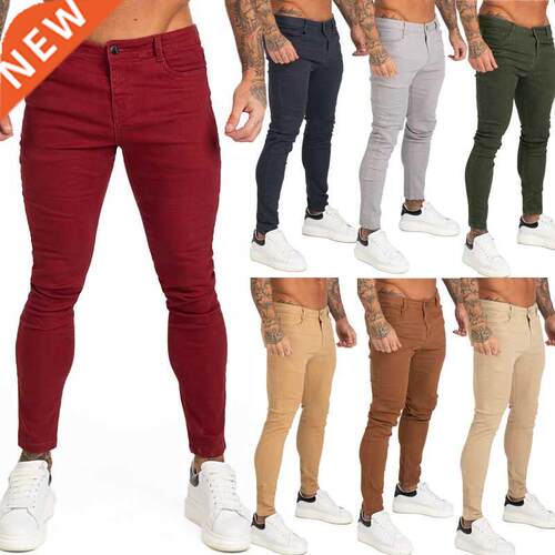 GINGTTO Man Pants Skinny Jeans Men Denim Trousers Hip Hop St