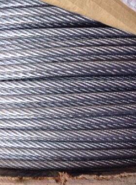 5MM--11MM, 6X19+FC electric galvanized steel wire rope