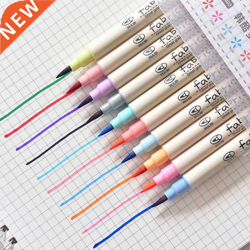 *10pcs/Set Faolor Watercolor Soft Brush Calligraphy Brus