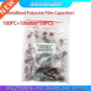 KIT 100PC=10value*10PCS Metallized Polyester Film Capacitors