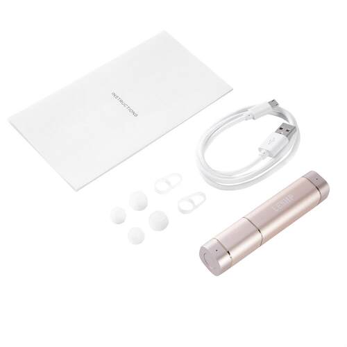 LESHP Gold & Black Portable Headset Mini Stereo