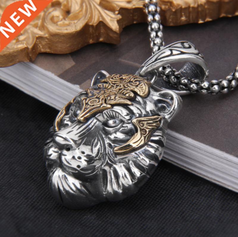 High Quality Fashion Creative Tiger Head Domineering Pendant