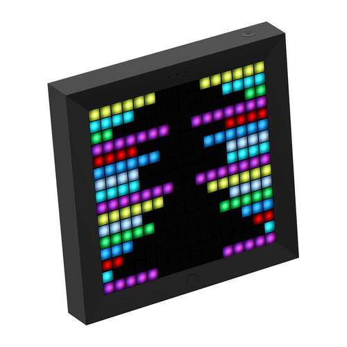 Pixoo digital photo frame smart alarm clock with pixel art p