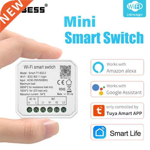 1/2 Gang  WiFi Smart Light Switch Relay Module Smart