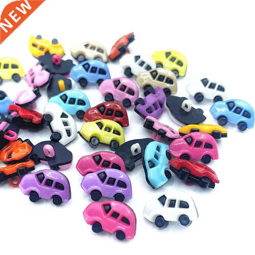 suoja 200Pcs/lot 17mm Black Mix Color Cute Car Plastic