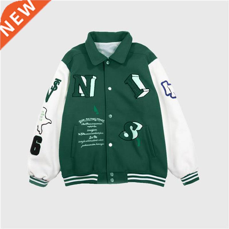 2021 wild couple jacket tide ins autumn new color matching e