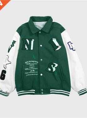 2021 wild couple jacket tide ins autumn new color matching e