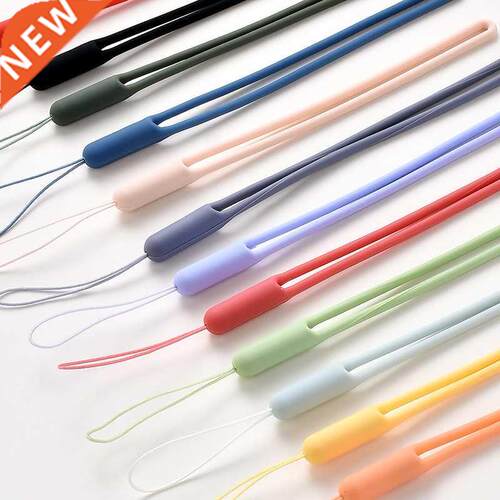 Wrist Straps Hand Lanyard Silicone Charms for Mobile Phone C