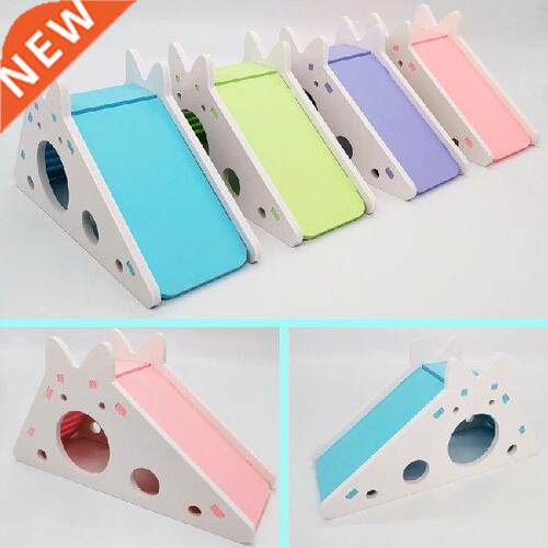 1Pcs Wooden Hamster House Guinea Pig Accessories Pet