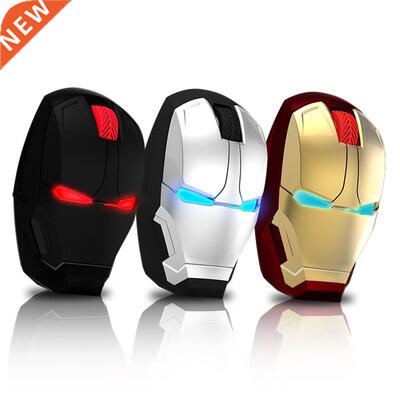 Cool Wireless Iron Man Mouse Mice Ergonomic 2.4G Portable Mo